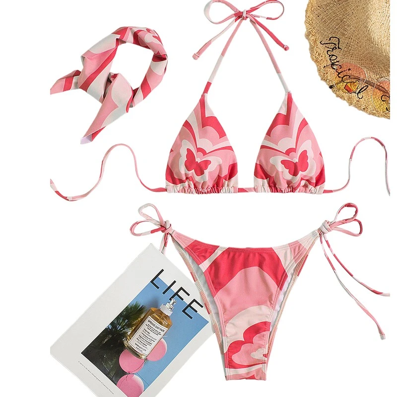 Bikini, 3er Set, sexy Beachwear