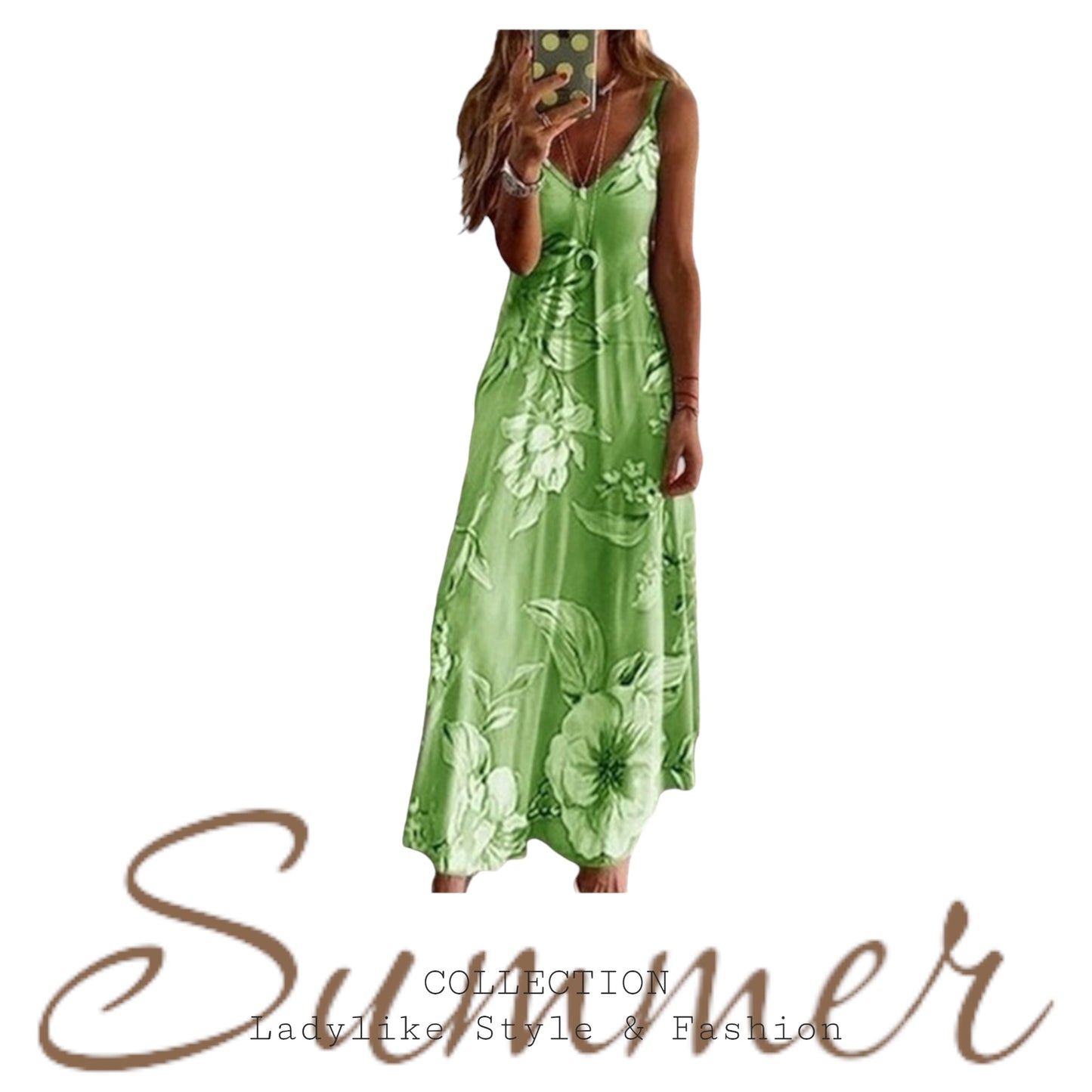 Summer - Kleid - Boho, lang, Hippie, Ibiza