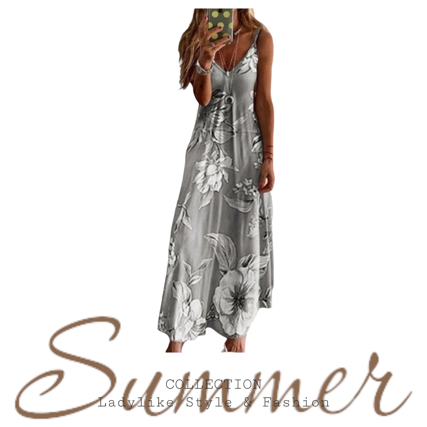 Summer - Kleid - Boho, lang, Hippie, Ibiza