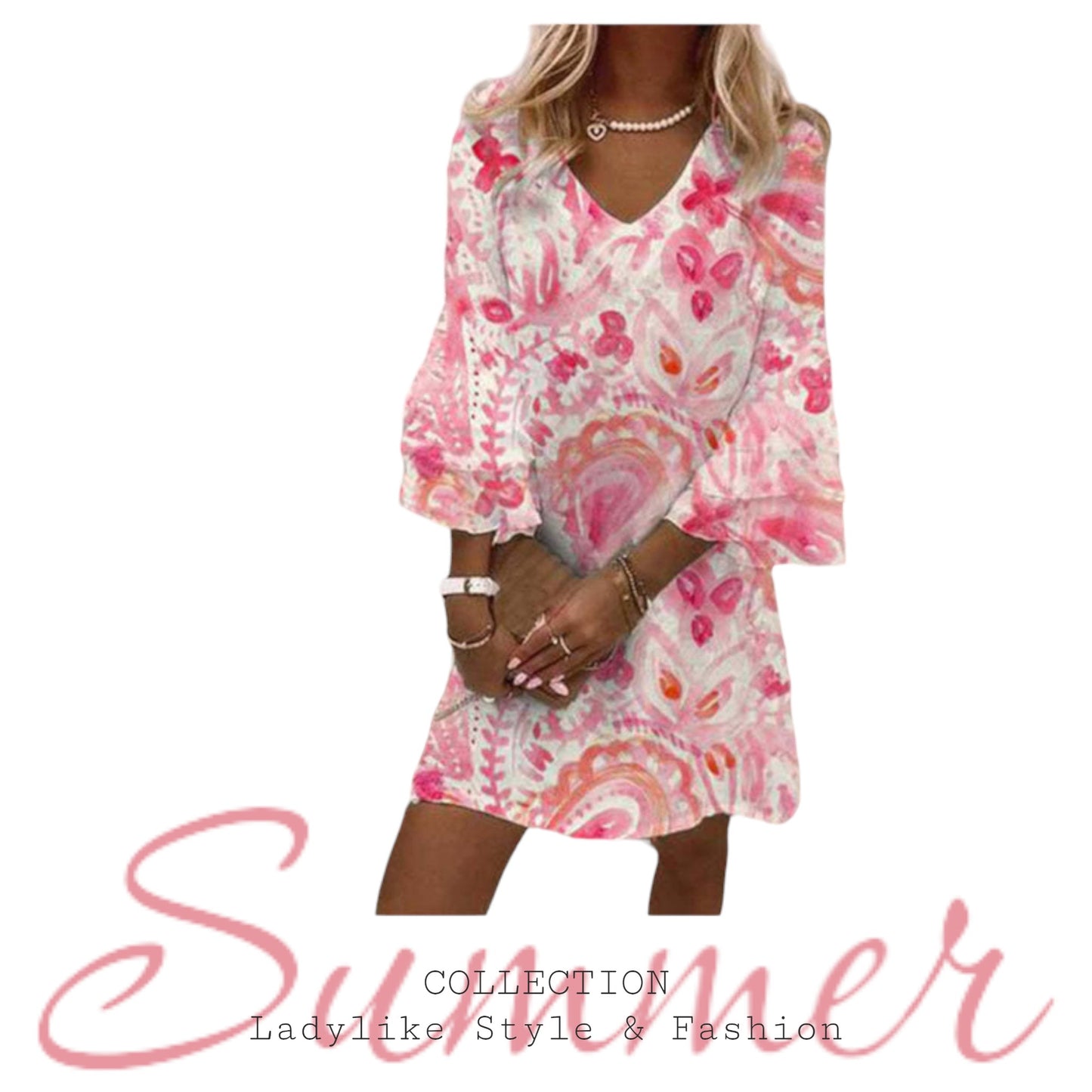 Summer Kleid - Chic, drei verschiedene Varianten