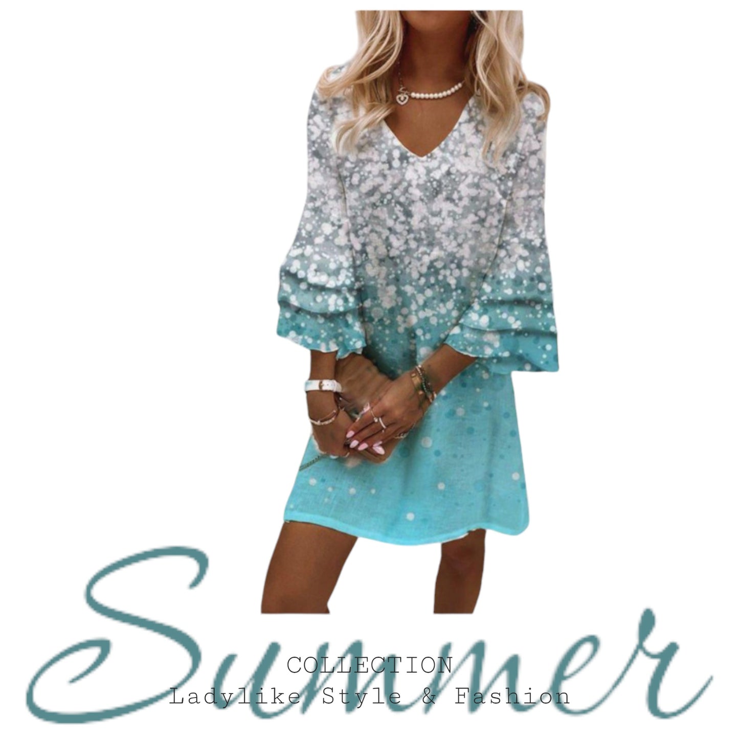 Summer Kleid - Chic, drei verschiedene Varianten